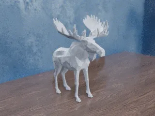 Low Poly Moose
