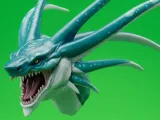 Blue Beast the aquatic dragon head-0