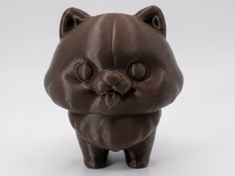 可爱德国博美3D打印模型——毛茸茸的小狗摆件