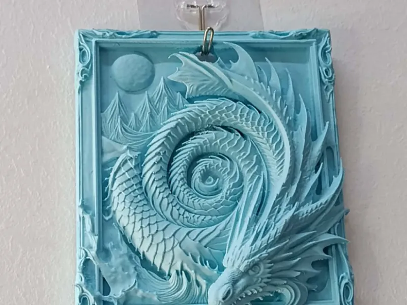 Water dragon painting