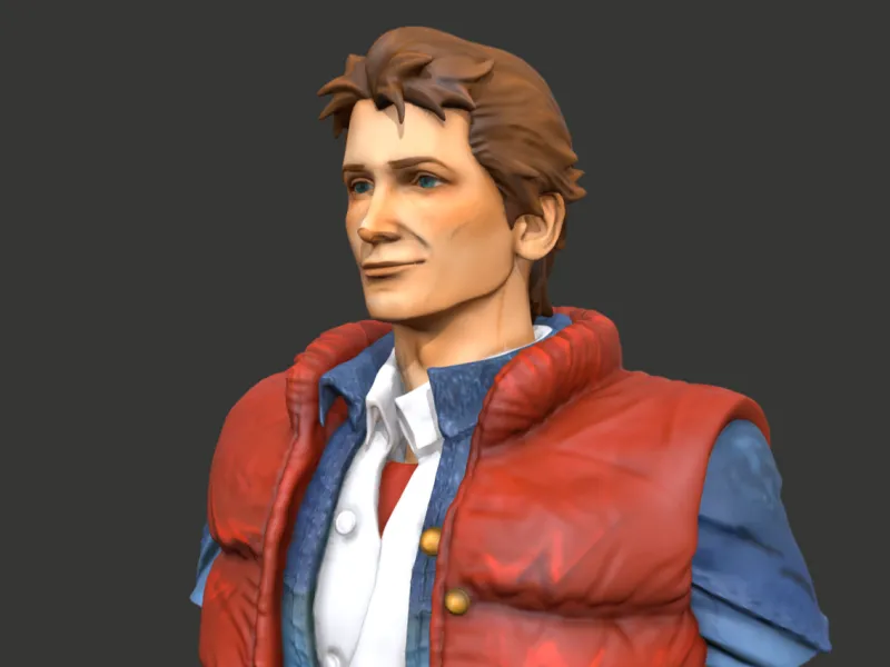 bust Marty McFly
