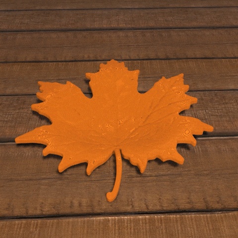 Sculpted Leaf Bowl – Maple Edition