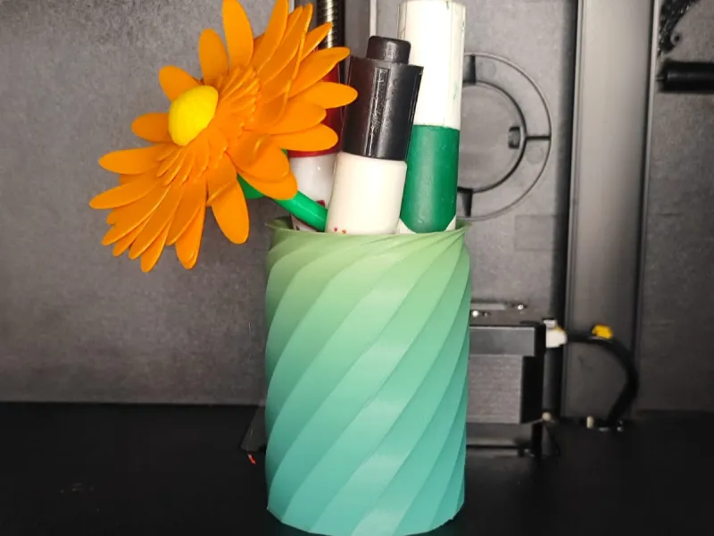 Vórtice Floral: Organizador Geométrico