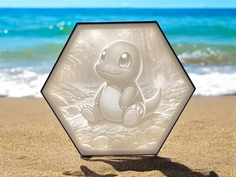 Hexagon Lamp LED RGB - Pokemon Charizard