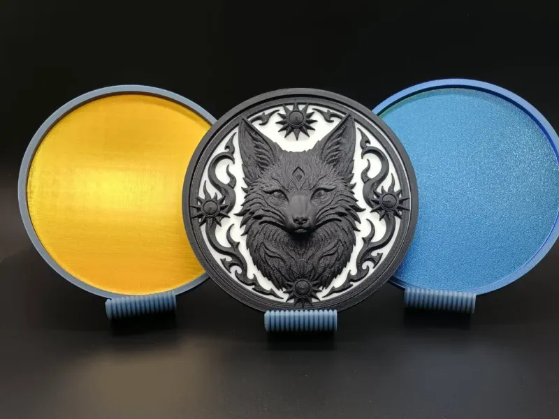 Layered Fox Wall Art Wall Decor