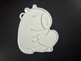 Capybara Heart Keychain-0