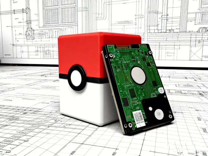 Poké Ball Style 2.5-Inch Laptop Hard Drive Storage Case