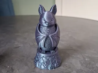 Mystical Bat Guardian Figurine