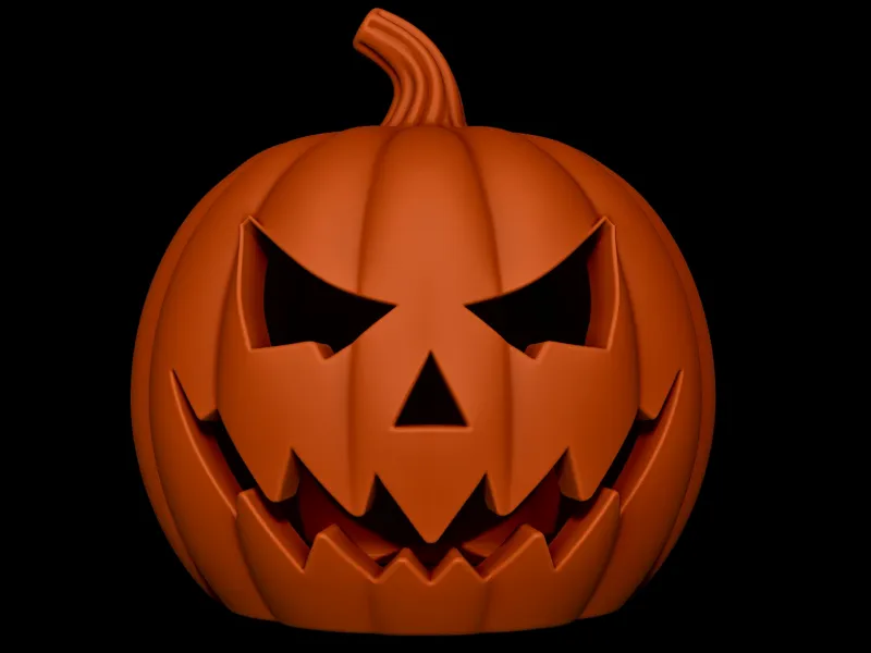 Angry Pumpkin LED Lantern STL