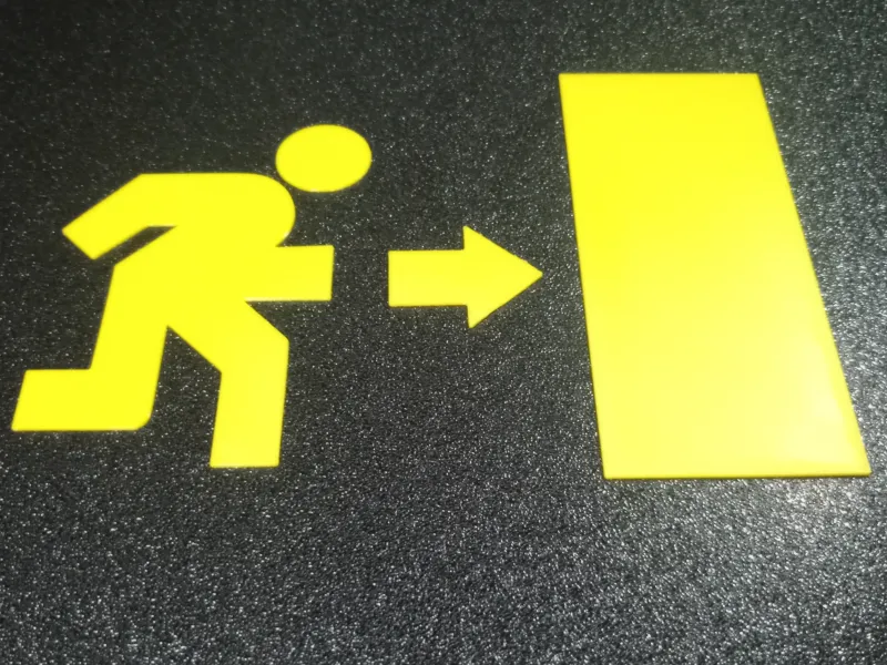 Emergency Exit Sign