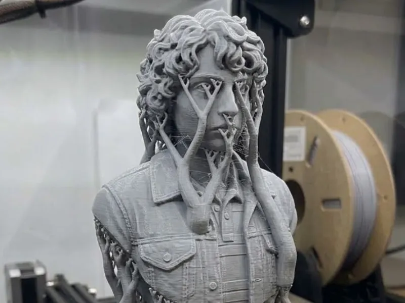 Mike Wheeler Bust STL Stranger Things Sculpture