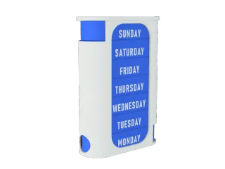 Ultimate Weekly Pill Organizer & Dispenser Gravity Cascade