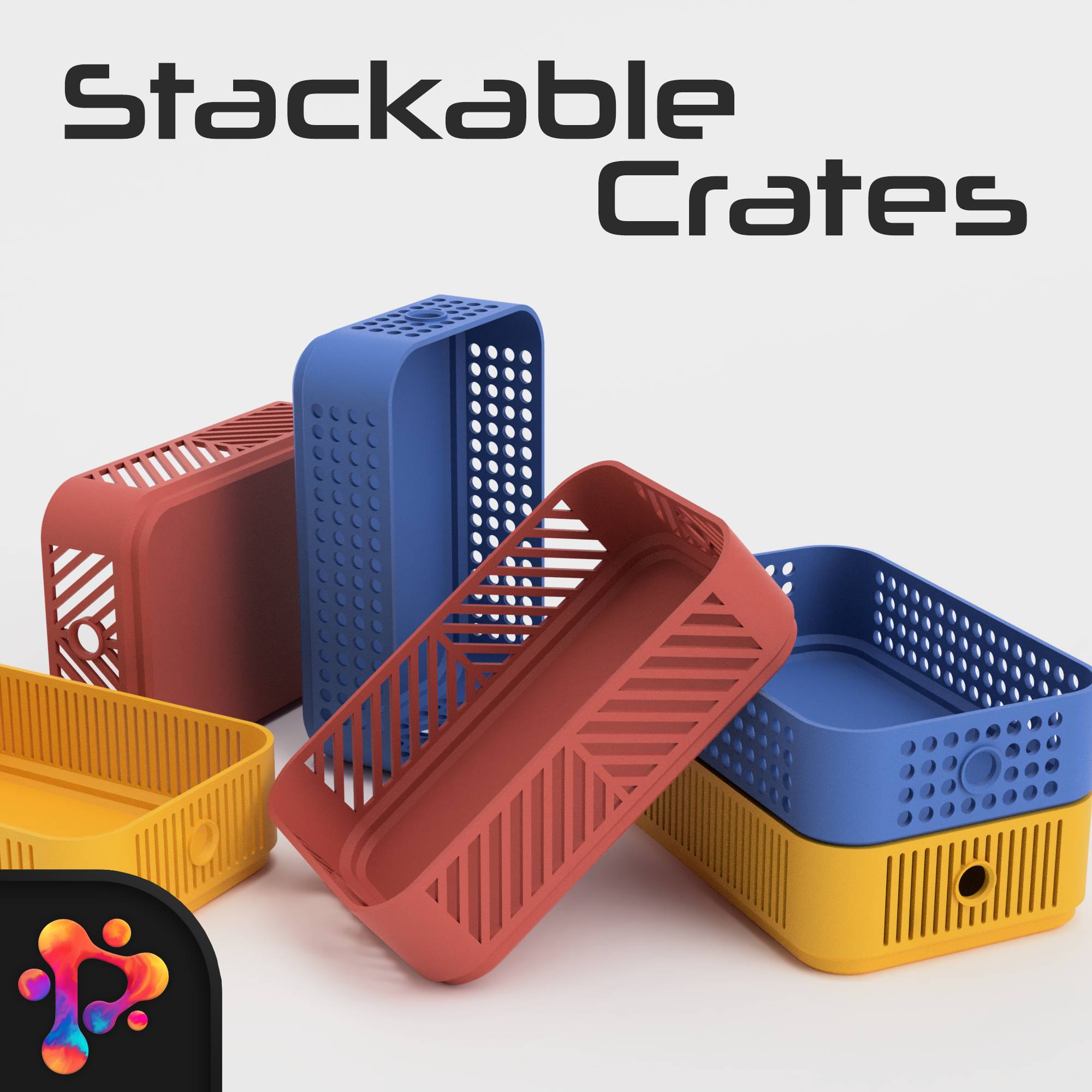 Home page module: Stackable Crates by Polymeria