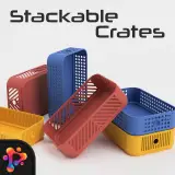 Stackable Crates by Polymeria