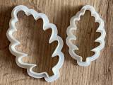 Arquivo STL de Cortador de Biscoitos em Forma de Carvalho, 2 tamanhos, Carvalho, folha, Outono-0