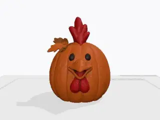 Pumpkin Rooster