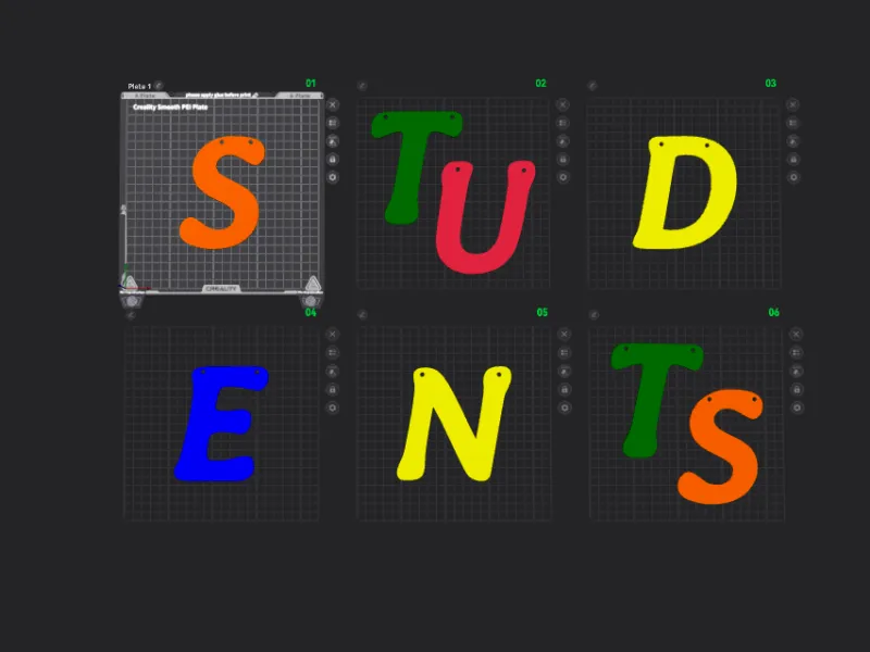 "STUDENTS" Banner