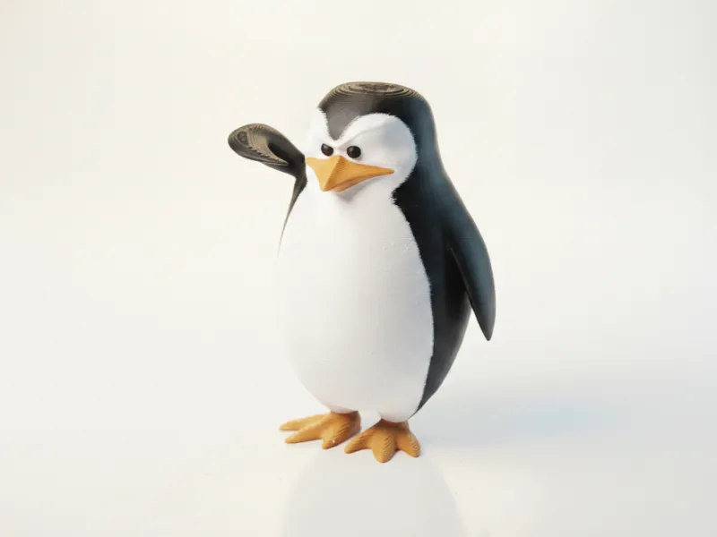 Kowalski Penguin Madagascar Figurine 3D Printable