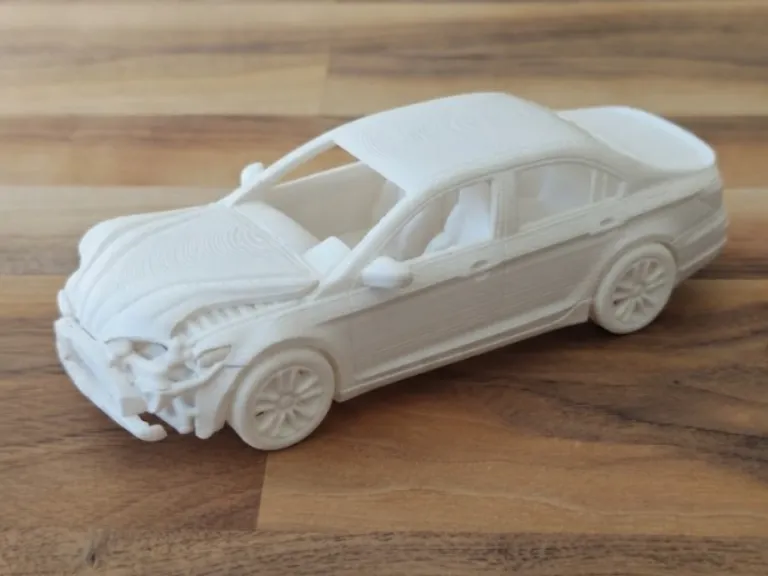 Voiture endommagée