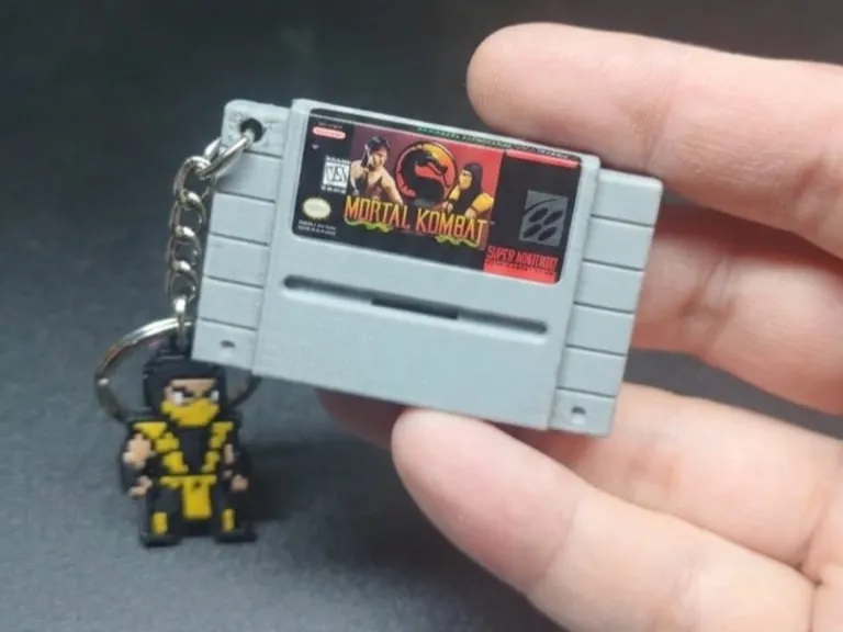 Keychain SNES with NFC TAG