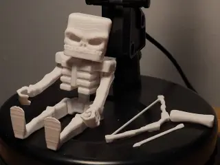 MINECRAFT SKELETON/ESQUELETO MOVIE ACTION FIGURE
