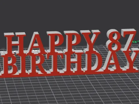 Happy Birthday 87