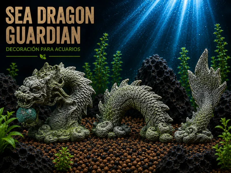 Sea Dragon Guardian Aquarium Decoration