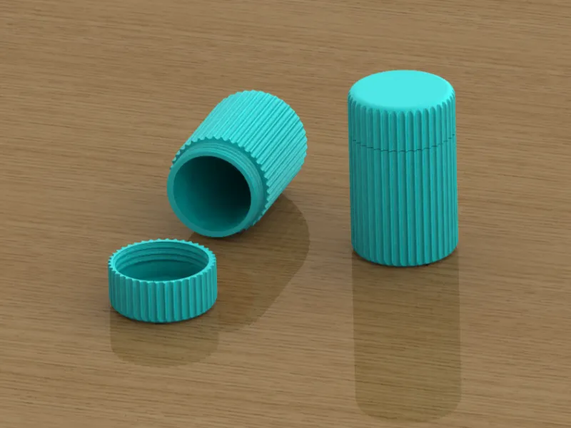 Airtight Mini Pill Box