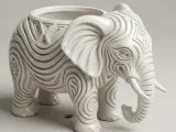 Elefant, Hexa Behälter - Blümentopf-0