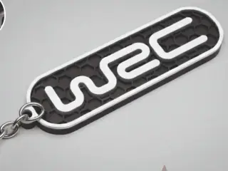 WRC logo keychain