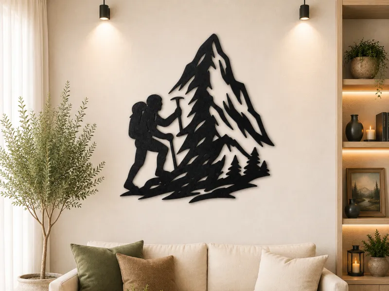 Mountain Climber 2D Wall Art