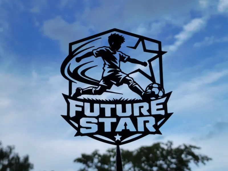 Future Star Soccer Wall Art Decor