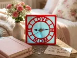 Mother's Day Clock - Glow in the dark - Love Mom-0
