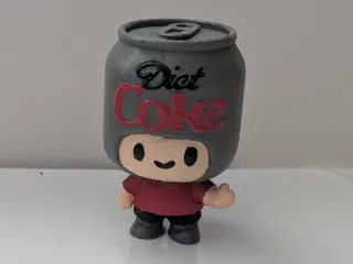Diet coke can guy