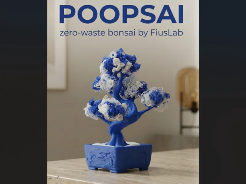 POOPSAI - El Bonsái Reciclado por FiusLab