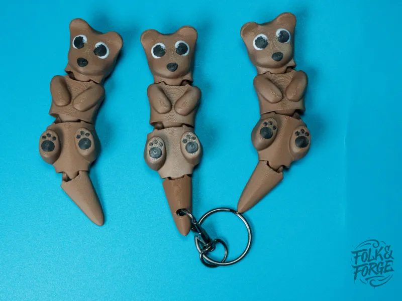 Little River Otter, Flexi Fidget Toy & Keyring