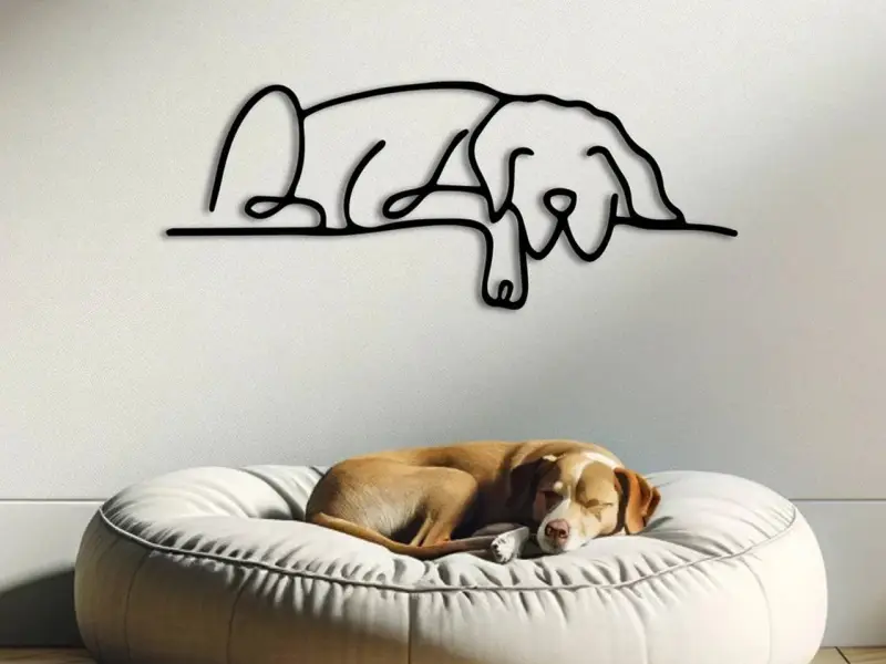 Sleeping Dog - Wall Decoration