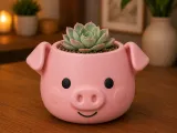 Cute Pig Planter-0