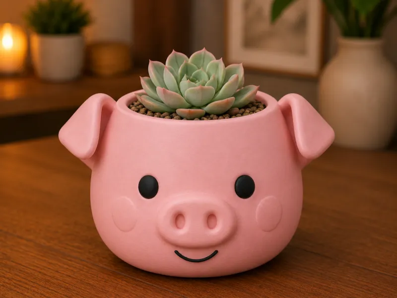 Cute Pig Planter