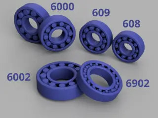 Print in place BALL bearings