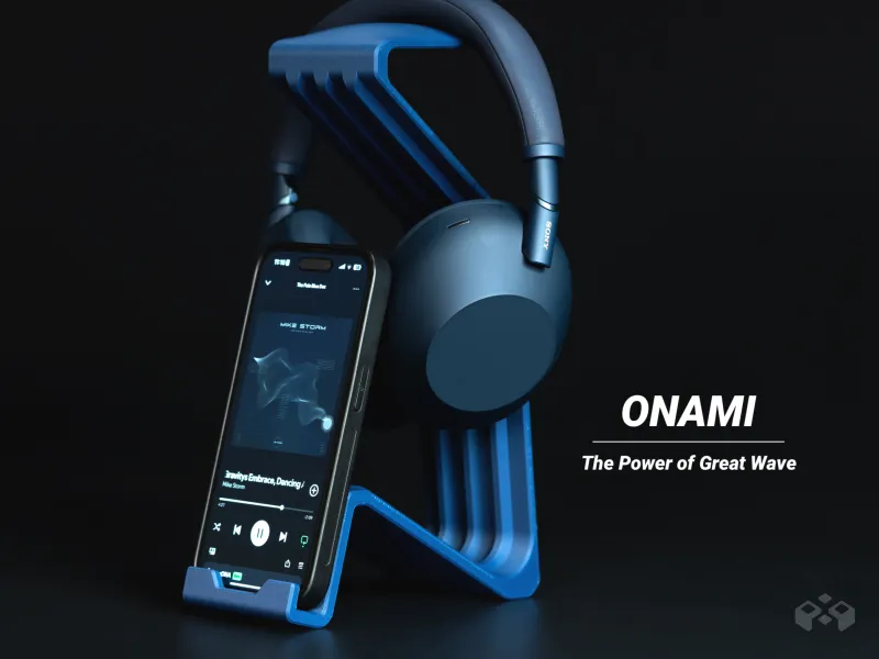 ONAMI Headphone & Phone Stand