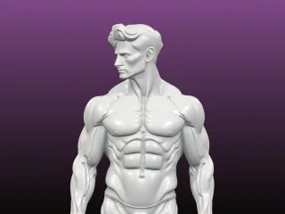 Male statue