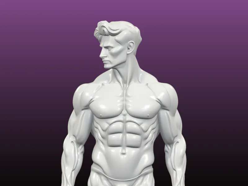 Male statue
