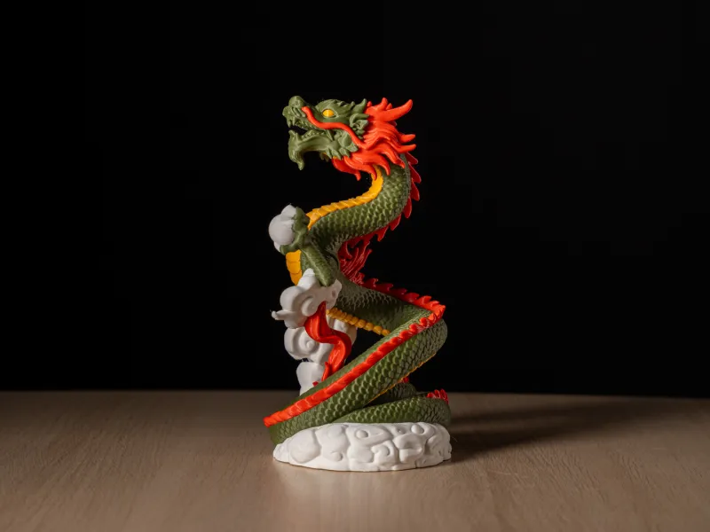 Chinese Dragon headphone holder