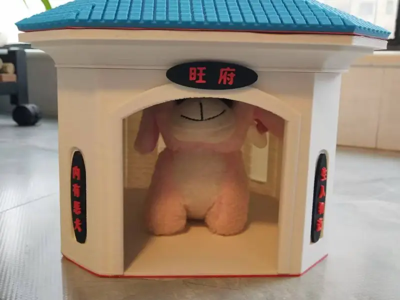 Puppyhuis in Europese stijl