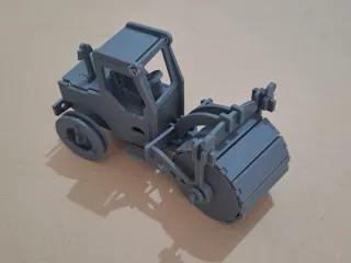 road roller miniature model