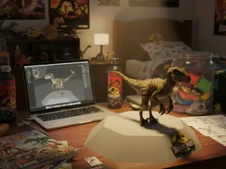 Jurassic Park the Blue Velociraptor