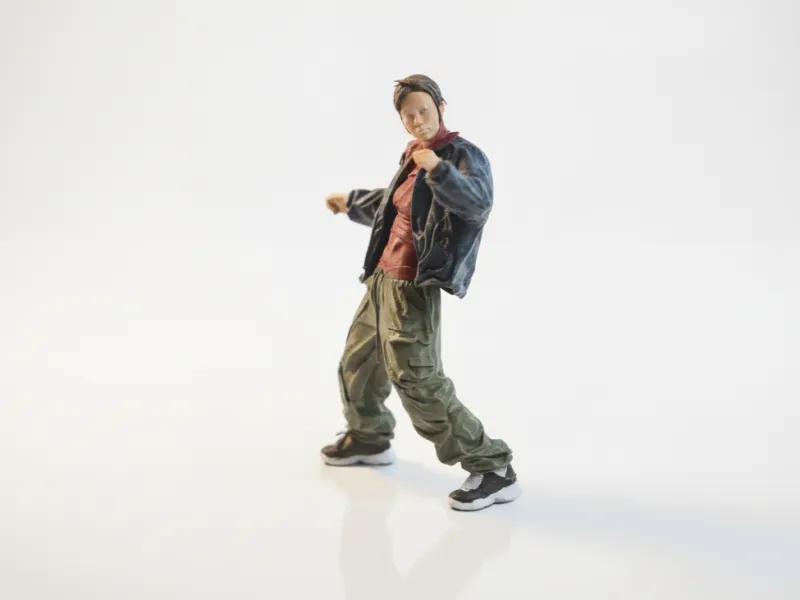 Tänzerin-Figur, weibliche Figur, 3D-druckbar
