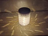 Simple Solar LED Table Lamp with Spiral Light Points-0