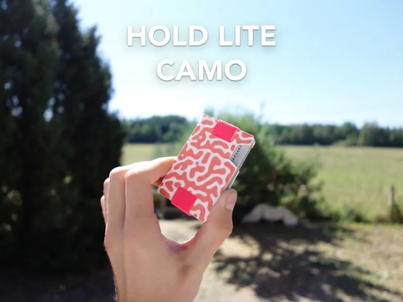 HOLDlite - 最もシンプルなカードホルダー/ウォレット - CAMO